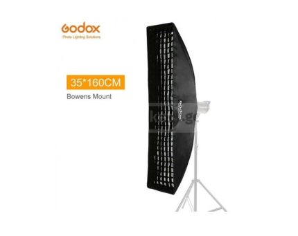 Godox Strip Softbox with Grid 160 x 35 cm სტრიპბოქსი Bowens