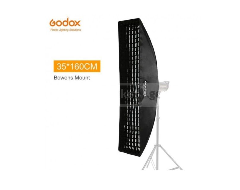 Godox Strip Softbox with Grid 160 x 35 cm სტრიპბოქსი Bowens